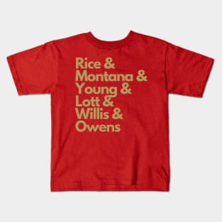 San Francisco 49ers Legends T-Shirt Kids T-Shirt